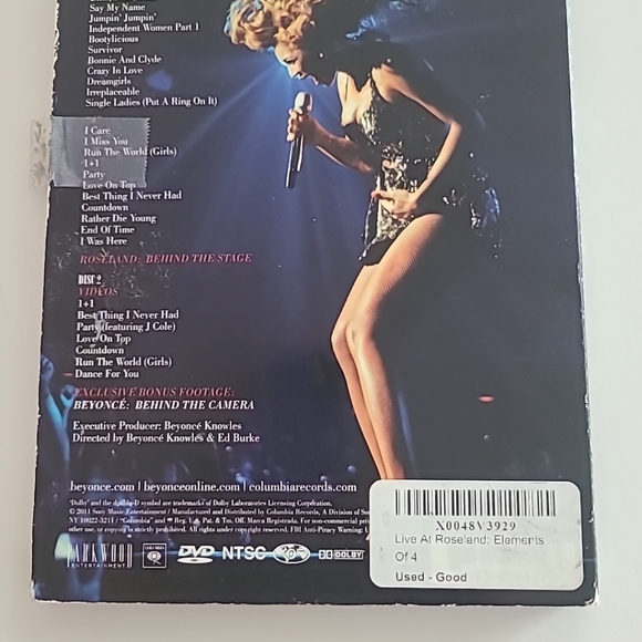 Beyoncé Live at Roseland DVD - Picture 5 of 5
